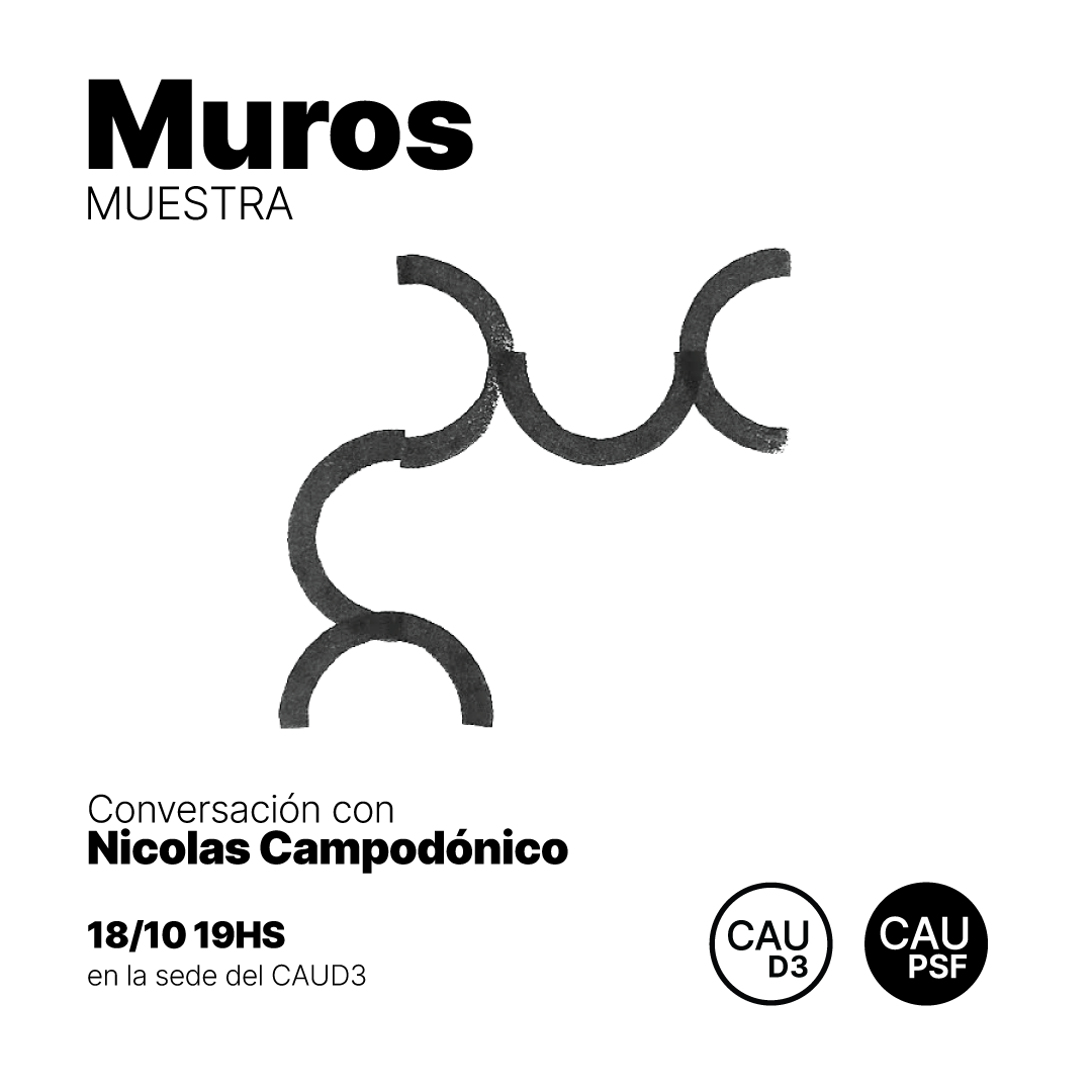 Nicolás Campodónico presenta en Venado Tuerto su muestra «MUROS»