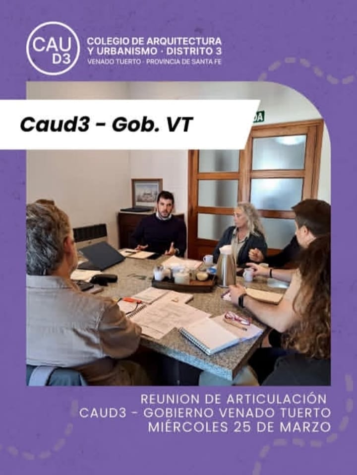 REUNION DE ARTICULACION: CAUD3 – GOBIERNO VENADO TUERTO